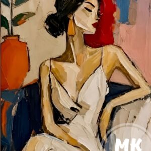 Мастер-класс для взрослых "Дама" (акрил)